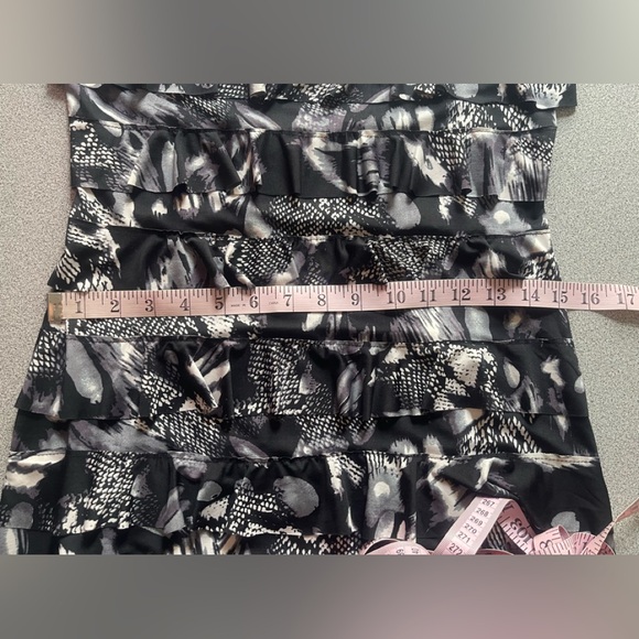 Tango Mango Black & White Ruffled Dress Size Small - Picture 10 of 12
